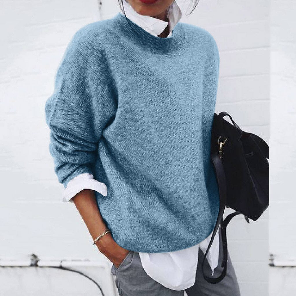 Nana | Mjuk oversize-tröja med rund hals