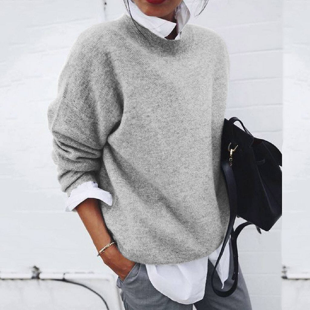 Nana | Mjuk oversize-tröja med rund hals
